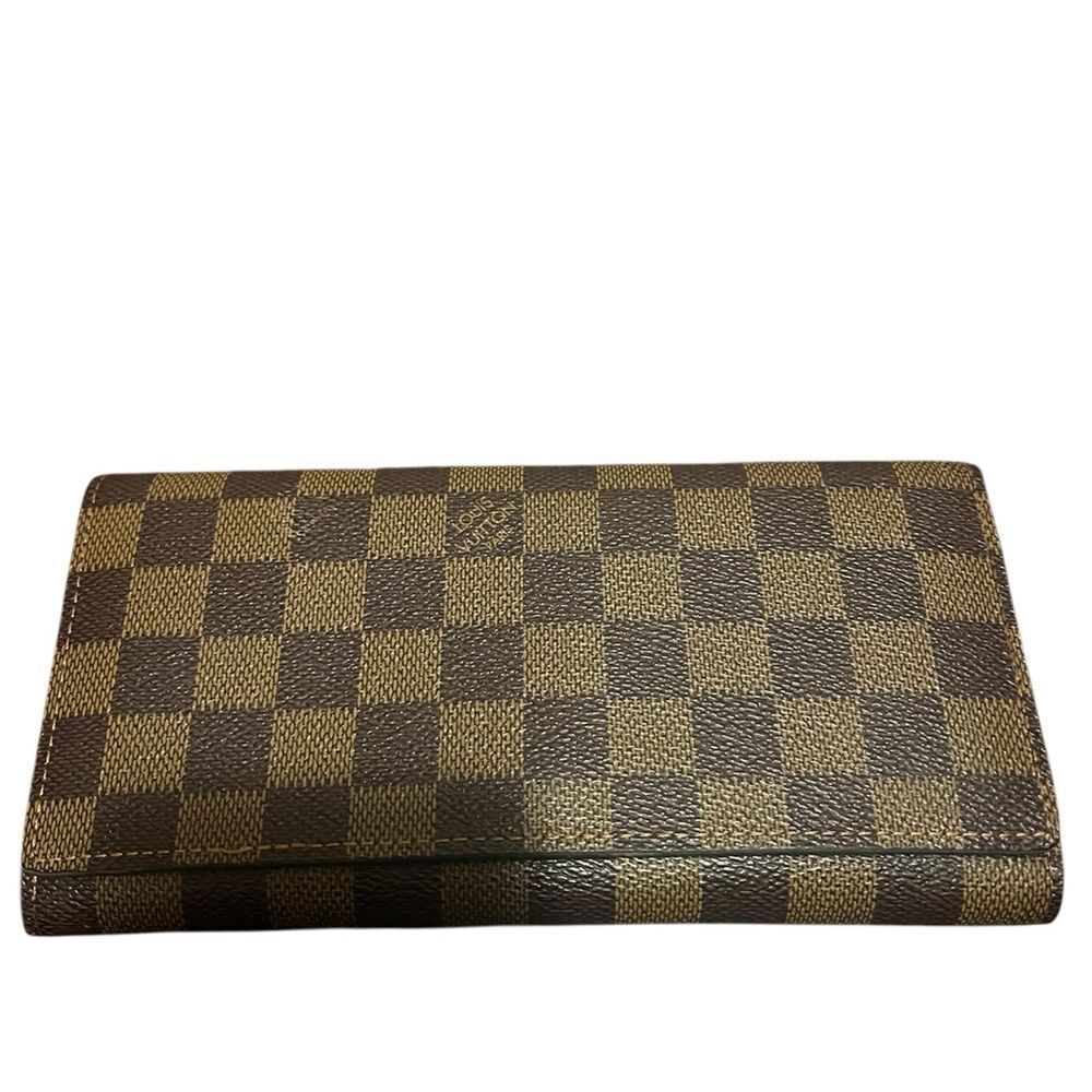 Louis Vuitton Brown Checkered Wallet